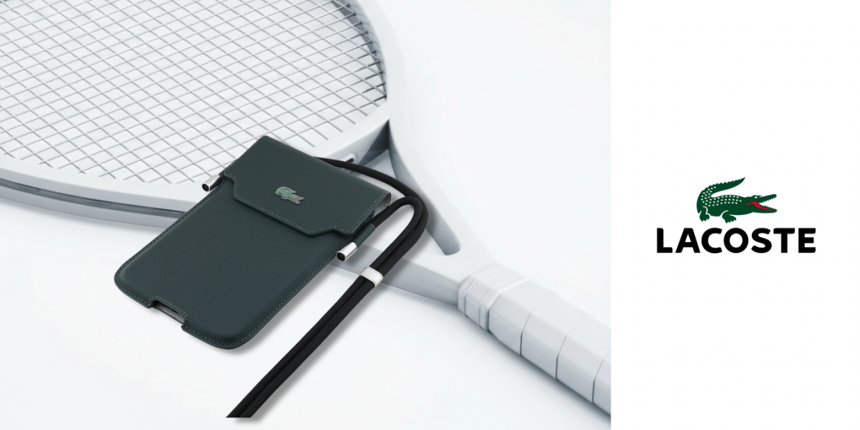 Geanta universala Lacoste Crossbody Petit Pique Metal Logo, Marime XL, Dark Green 1 Lerato.ro