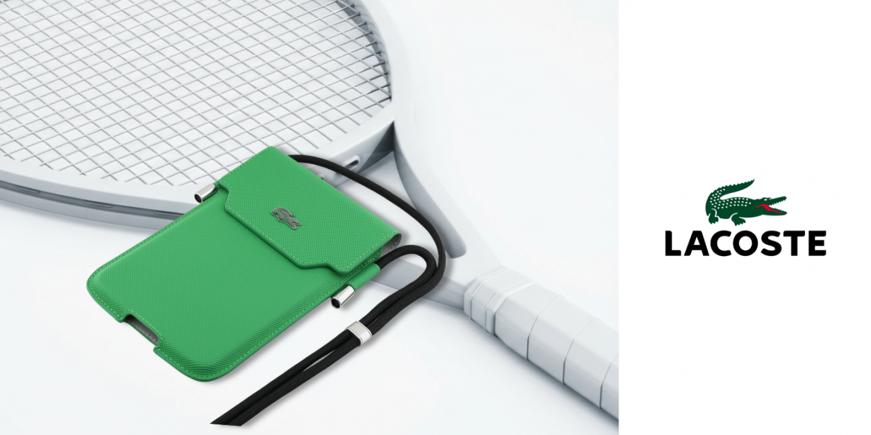 Geanta universala Lacoste Crossbody Petit Pique Metal Logo, Marime XL, Verde 1 Lerato.ro