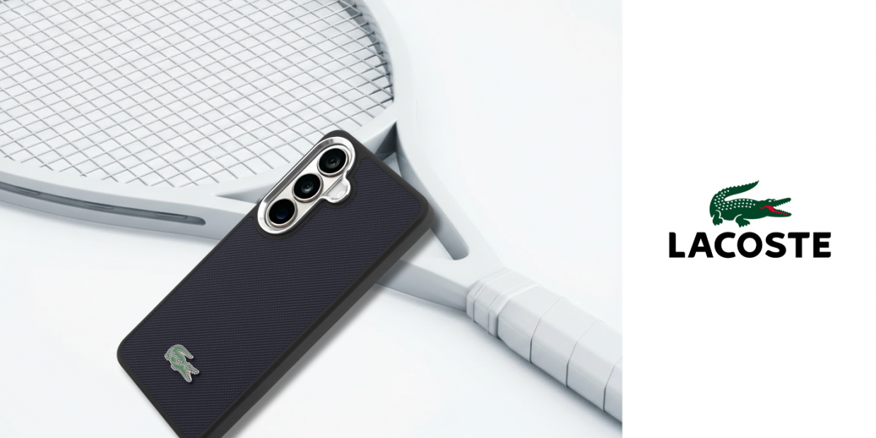 Carcasa Lacoste Full Wrap Petit Pique cu MagSafe compatibila cu Samsung Galaxy S26, Navy Blue 1 Lerato.ro