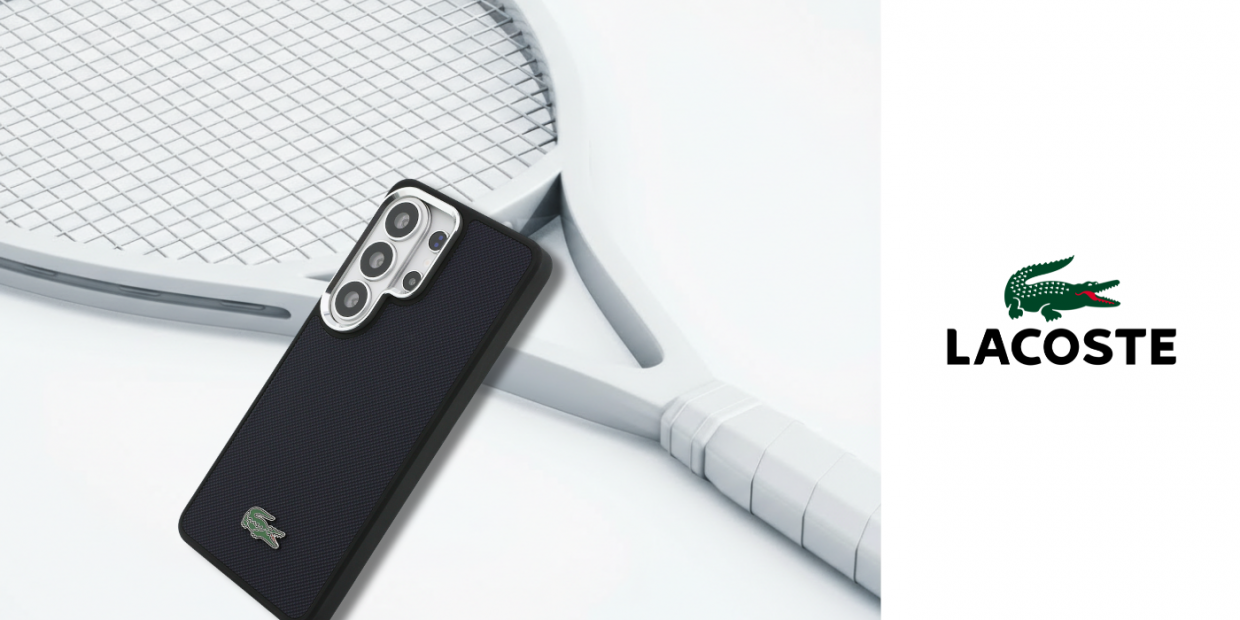 Carcasa Lacoste Full Wrap Petit Pique cu MagSafe compatibila cu Samsung Galaxy S26 Ultra, Navy Blue 1 Lerato.ro