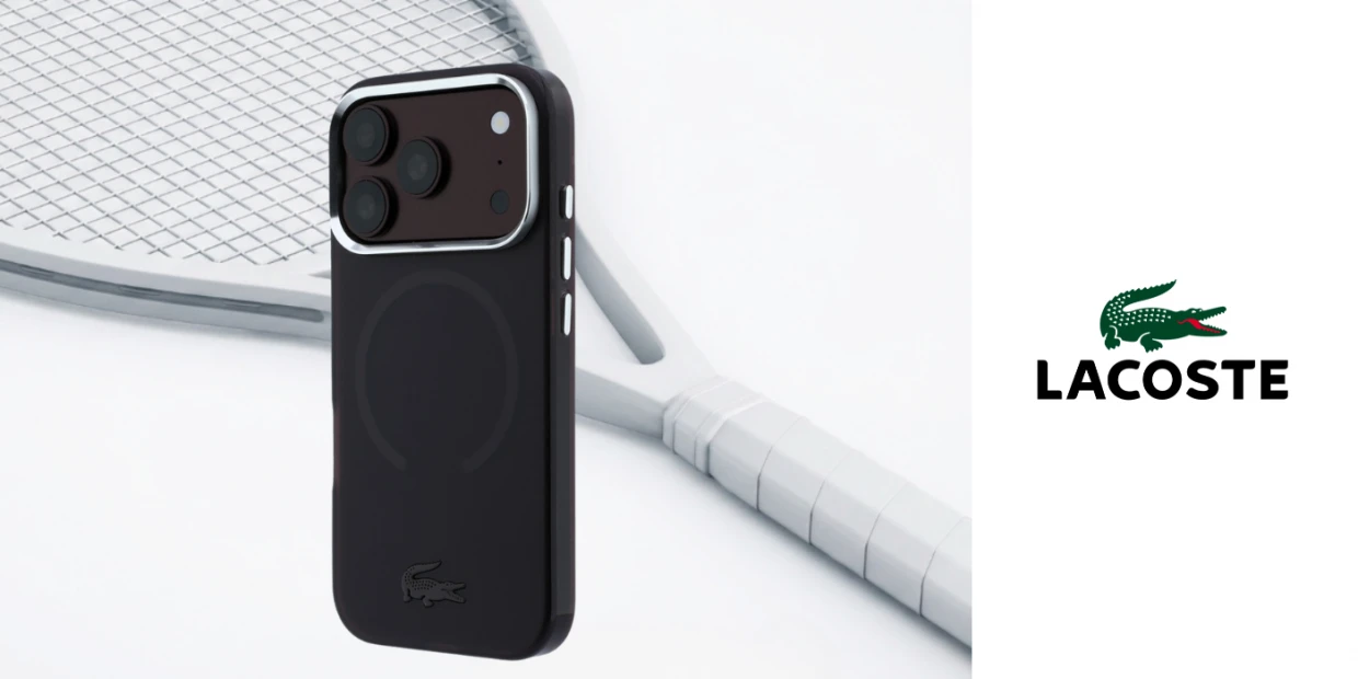 Husa Lacoste IML Frosted cu MagSafe compatibila cu iPhone 18 Pro / 17 Pro, Burgundy 1 Lerato.ro