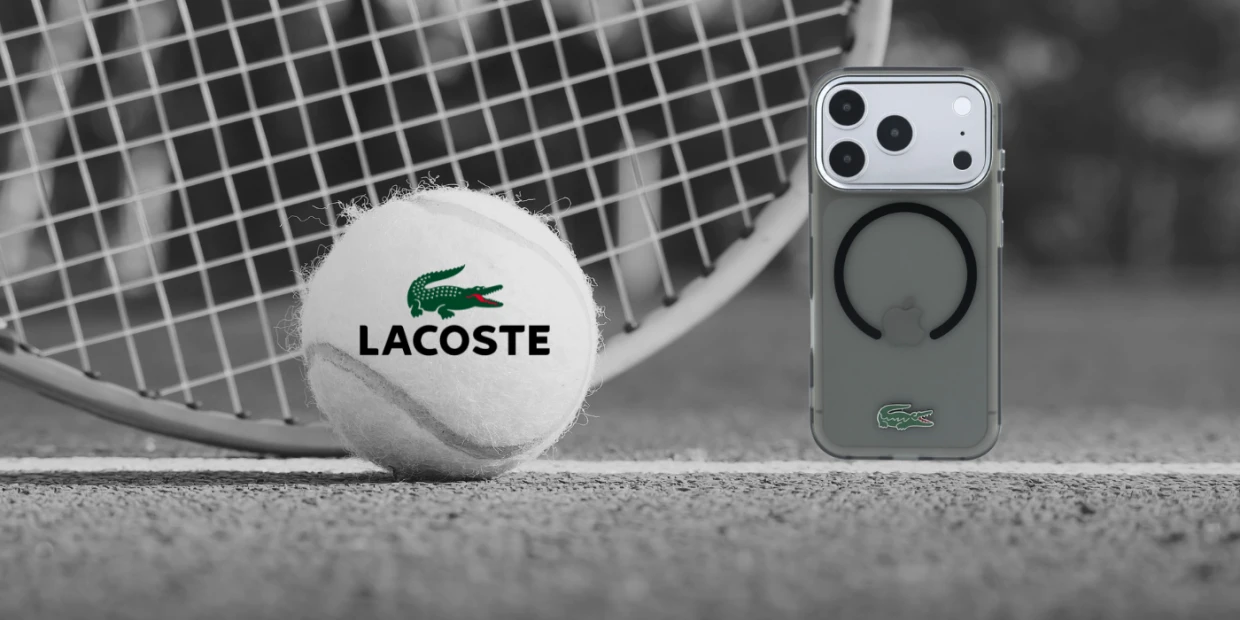 Husa Lacoste IML Frosted Laquer Logo cu MagSafe compatibila cu iPhone 18 Pro / 17 Pro, Negru 1 Lerato.ro