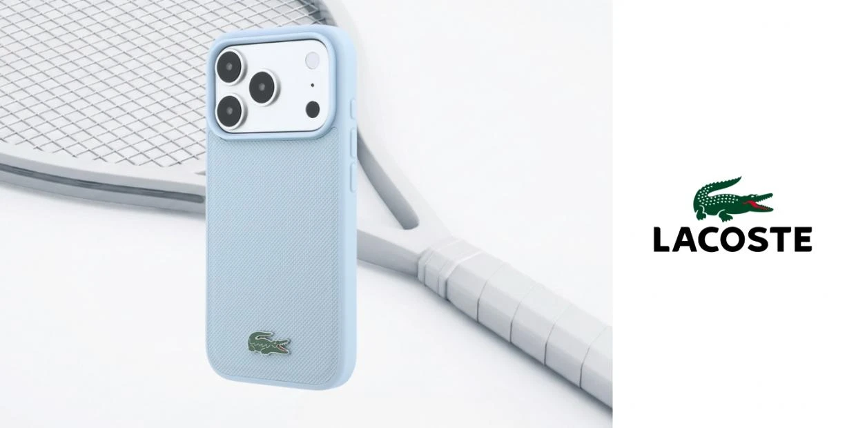 Husa Lacoste Petit Pique Lacquer Logo cu MagSafe compatibila cu iPhone 18 Pro Max / 17 Pro Max, Albastru 1 Lerato.ro