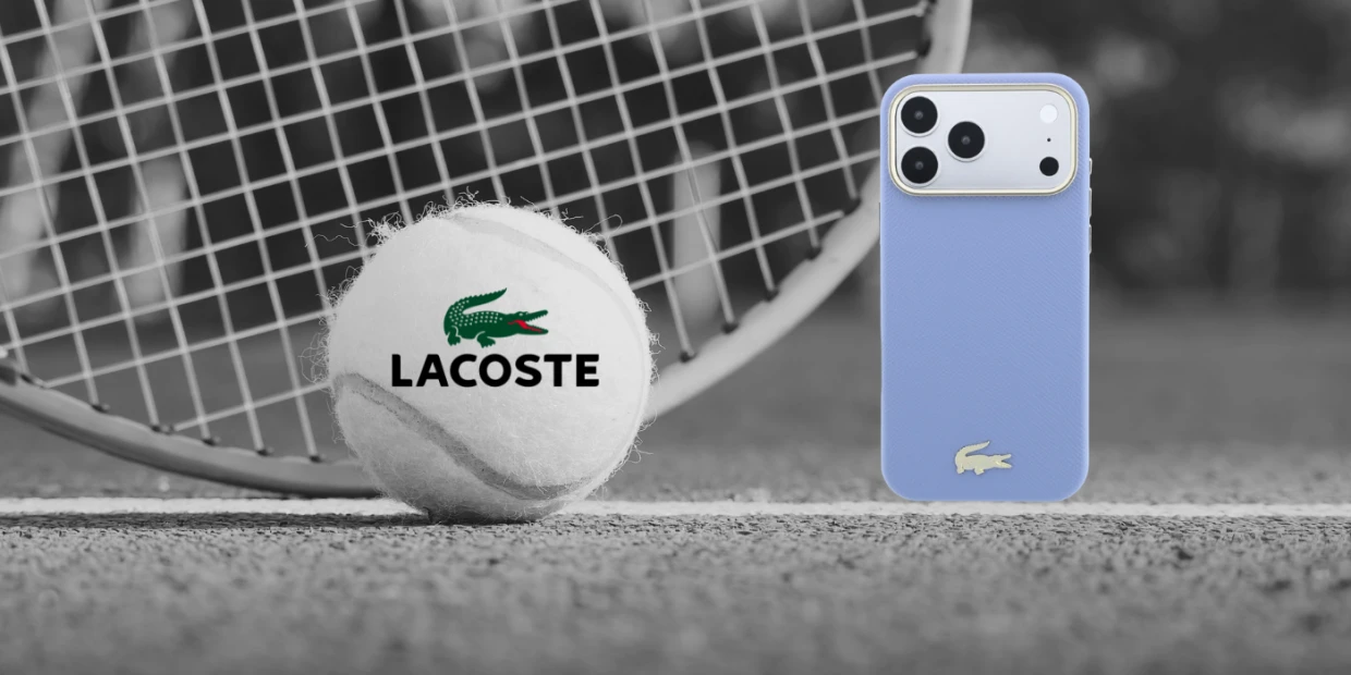 Husa Lacoste Champs Elysees Embossed cu MagSafe compatibila cu iPhone 18 Pro / 17 Pro, Albastru 1 Lerato.ro