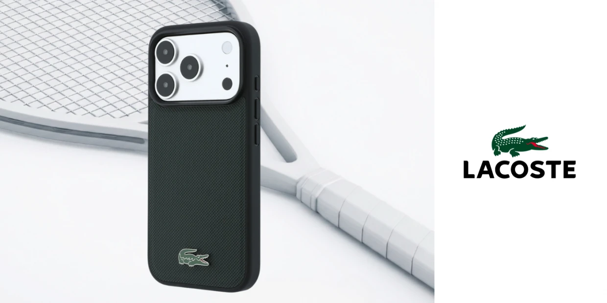 Husa Lacoste Petit Pique Lacquer Logo cu MagSafe compatibila cu iPhone 18 Pro / 17 Pro, Sinople 1 Lerato.ro