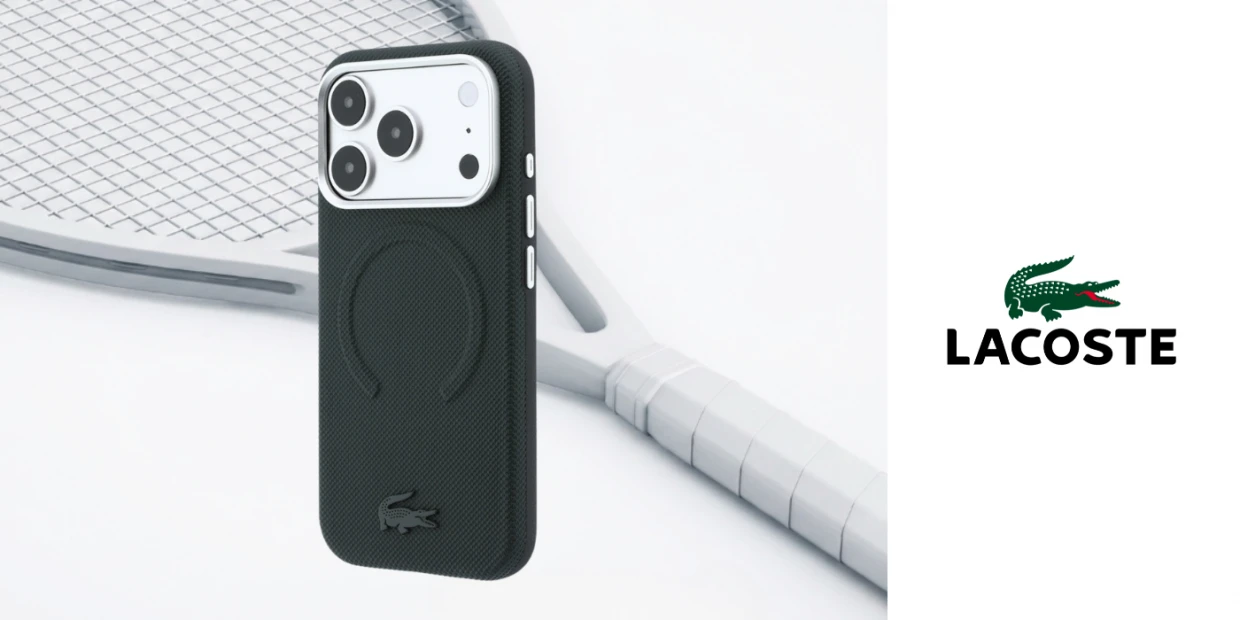 Husa Lacoste Petit Pique Embossed cu MagSafe compatibila cu iPhone 18 Pro / 17 Pro, Sinople 1 Lerato.ro