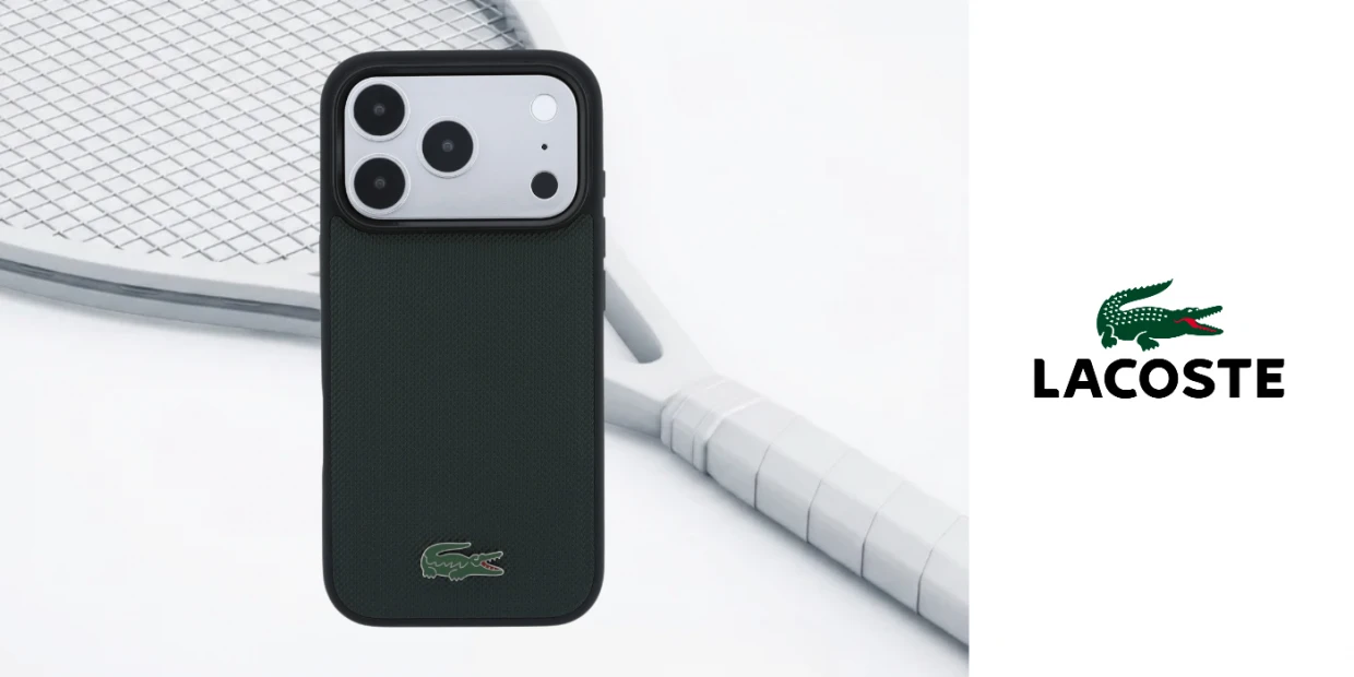 Husa Lacoste Petit Pique Lacquer Logo cu MagSafe compatibila cu iPhone 18 Pro / 17 Pro, Sinople 1 Lerato.ro