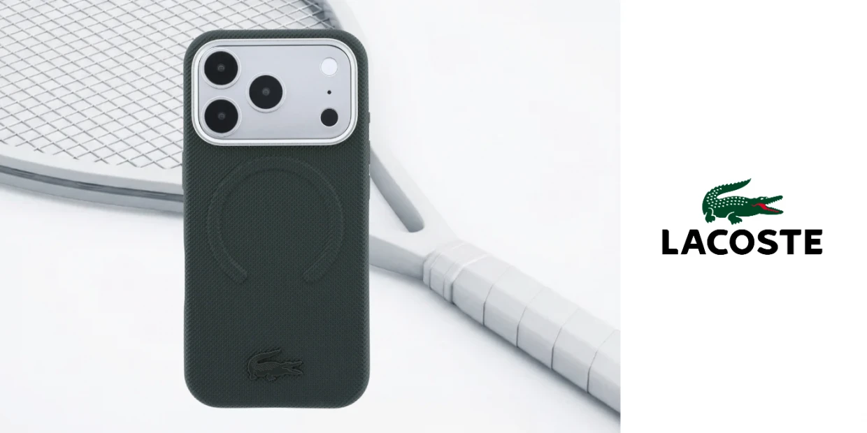 Husa Lacoste Petit Pique Embossed cu MagSafe compatibila cu iPhone 18 Pro Max / 17 Pro Max, Sinople 1 Lerato.ro