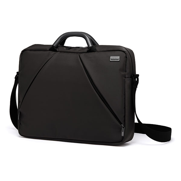 Geanta laptop Lexon Premium Plus Large compatibila cu laptop 16 inch, Capacitate 10L, Negru 1 Lerato.ro