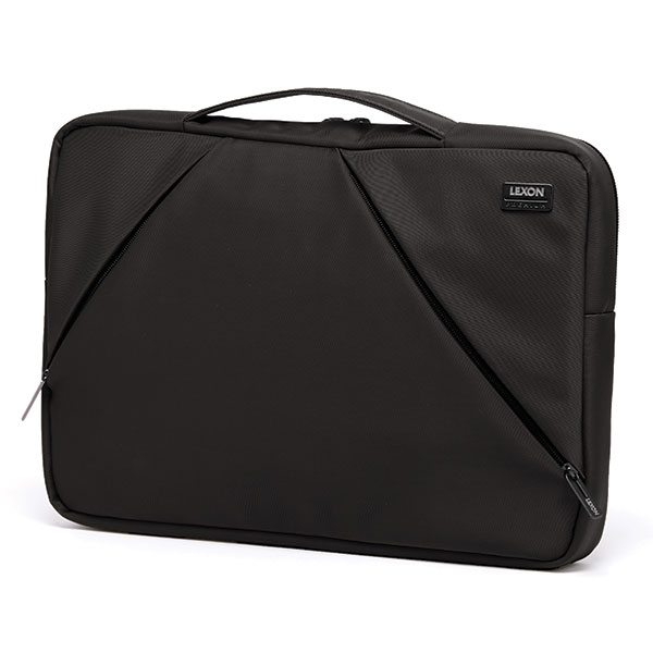 Geanta laptop Lexon Premium Plus Slim compatibila cu laptop 14 inch, Capacitate 5L, Negru 1 Lerato.ro