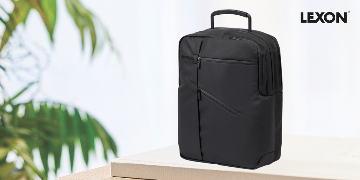 Rucsac pentru laptop Lexon Challenger, 15 inch, Capacitate 16L, Waterproof, Negru 1 Lerato.ro