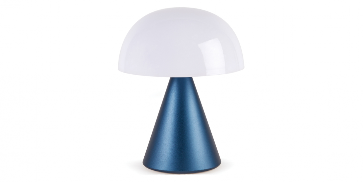 Lampa LED Lexon Mina L, Lumina cu 7 culori, IPX4, USB-C, Navy Blue 1 Lerato.ro