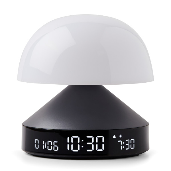 Ceas cu alarma 3in1 Lexon Mina Sunrise, Lampa LED cu 9 culori, Display Digital, 2000mAh, USB-C, Gunmetal 1 Lerato.ro