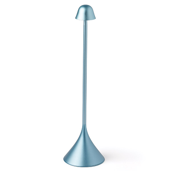 Lampa LED Lexon Steli Bell, Luminozitate ajustabila, Autonomie 10h, IPX4, USB-C, Light Blue 1 Lerato.ro