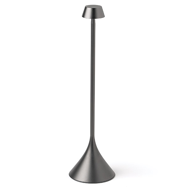 Lampa LED Lexon Steli Shade, Luminozitate ajustabila, Autonomie 10h, IPX4, USB-C, Gri 1 Lerato.ro