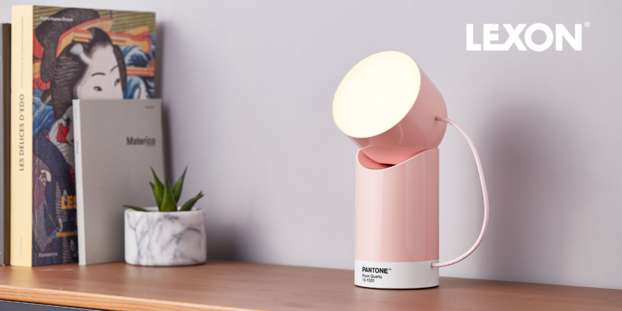 Lampa LED Lexon Orbe X Pantone, 2700-6500K, Autonomie 48h, IPX4, USB-C, Light Pink 1 Lerato.ro