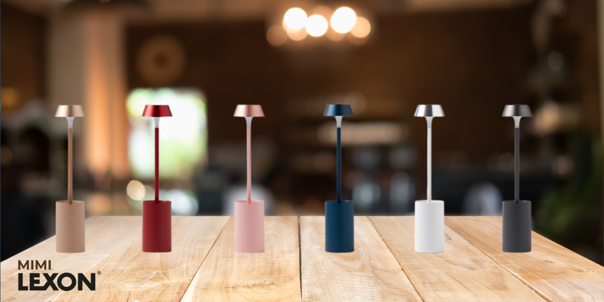 Lampa LED Lexon Mimi, Lumina cu 9 culori, 2700-6500K, Autonomie 12h, IPX4, USB-C, Alb 1 Lerato.ro