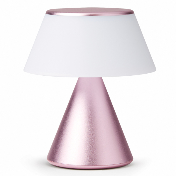 Lampa LED Lexon Luma M, Lumina cu 9 culori, 900mAh, Autonomie 4h, IPX4, USB-C, Light Pink 1 Lerato.ro
