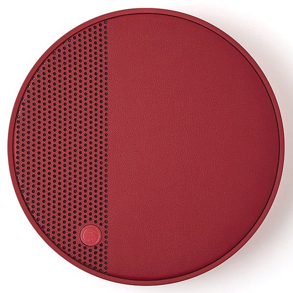 Incarcator wireless Lexon Oslo Energy Plus, PD 10W, Difuzor Bluetooth 4.2, USB-C, Dark Red 1 Lerato.ro