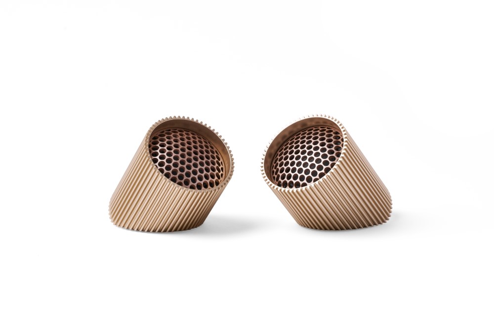 Set 2 boxe portabile wireless Lexon Ray, 2x 3W, Bluetooth 5.0, Autonomie 8h, USB-C, IPX4, Gold 1 Lerato.ro