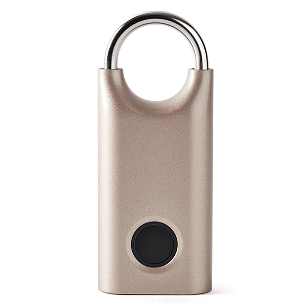 Lacat cu amprenta Lexon Nomaday, IP65, USB-C, Gold 1 Lerato.ro