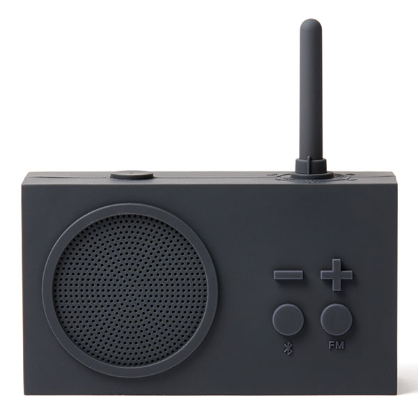 Radio portabil Lexon Tykho 3, Putere difizor 3W, FM, Bluetooth, Autonomie 20h, Dark Gray 1 Lerato.ro