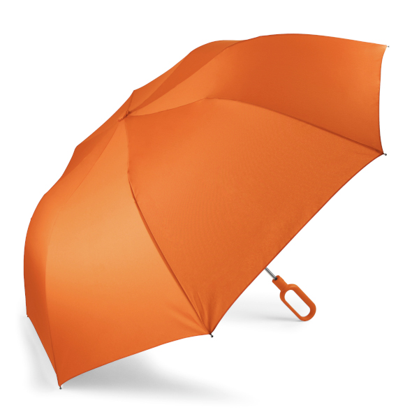 Umbrela pliabila Lexon Mini Hook, Lungime 50cm, Diametru 122cm, Portocaliu 1 Lerato.ro