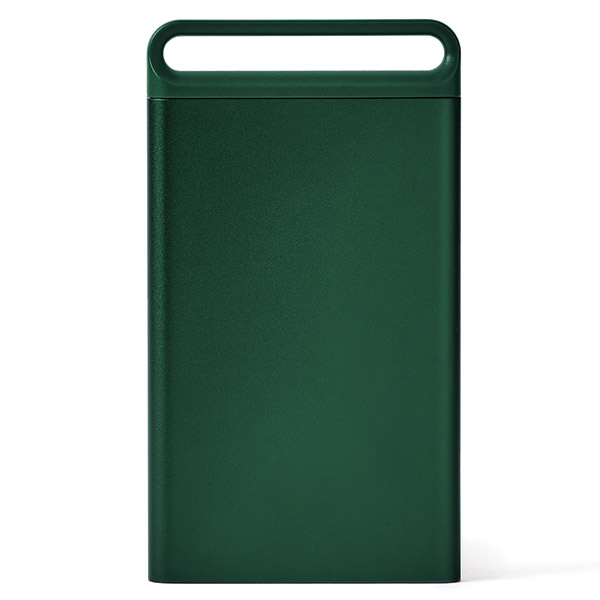 Suport pentru carti de vizita Lexon Nomaday, 64 x 10 x 114 mm, Dark Green 1 Lerato.ro