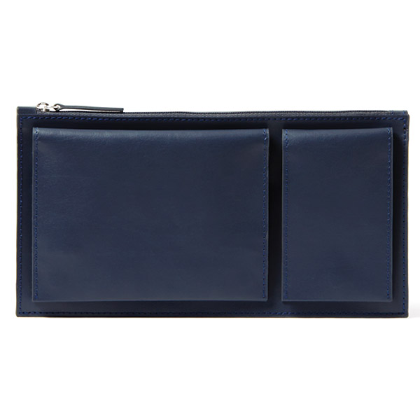 Portofel multifunctional pentru calatorii Lexon Flat Travel, 3 compartimente, Navy Blue 1 Lerato.ro