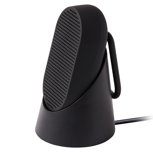 Boxa portabila wireless Lexon Mino T cu suport si carabina, 5W, Bluetooth 4.2, Autonomie 5h, 800mAh, USB-C, IPX4, Negru 1 Lerato.ro