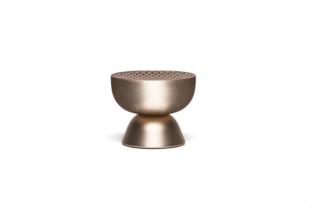Boxa portabila wireless Lexon Tamo, 3W, Bluetooth 5.0, Autonomie 3h, USB-C, IPX4, Gold 1 Lerato.ro