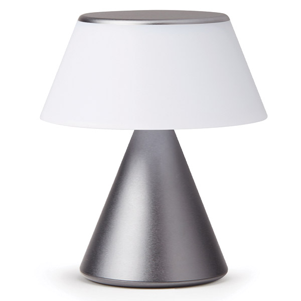 Lampa LED Lexon Luma M, Lumina cu 9 culori, 900mAh, Autonomie 4h, IPX4, USB-C, Gri 1 Lerato.ro