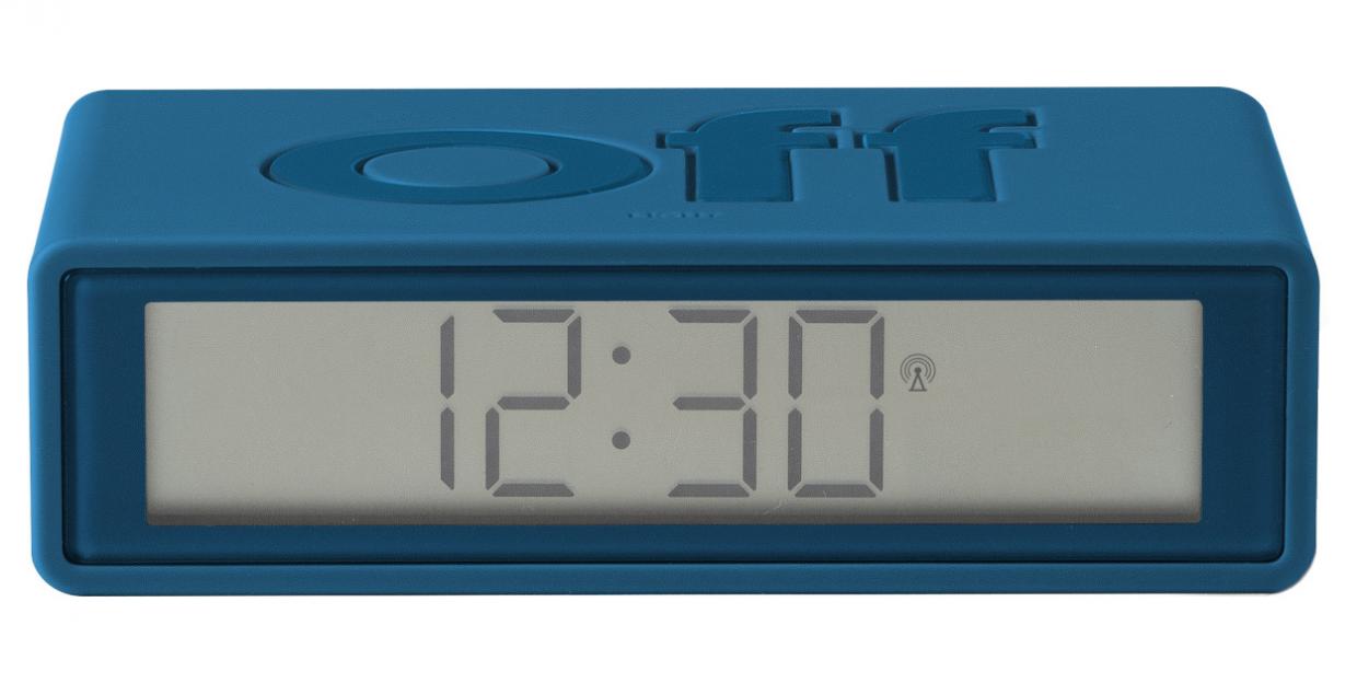 Ceas cu alarma Lexon Flip Plus, Snooze, Display Digital, 104 x 65 x 30 mm, Albastru 1 Lerato.ro