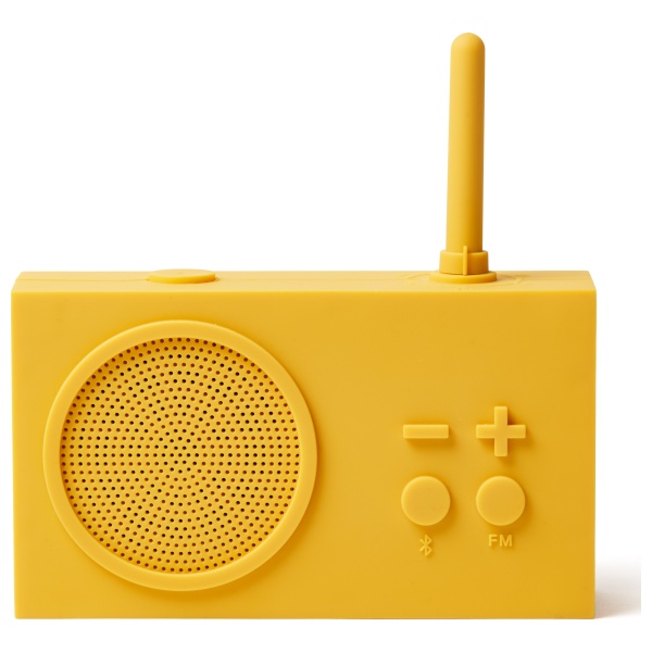 Radio portabil Lexon Tykho 3, Putere difizor 3W, FM, Bluetooth, Autonomie 20h, Galben 1 Lerato.ro