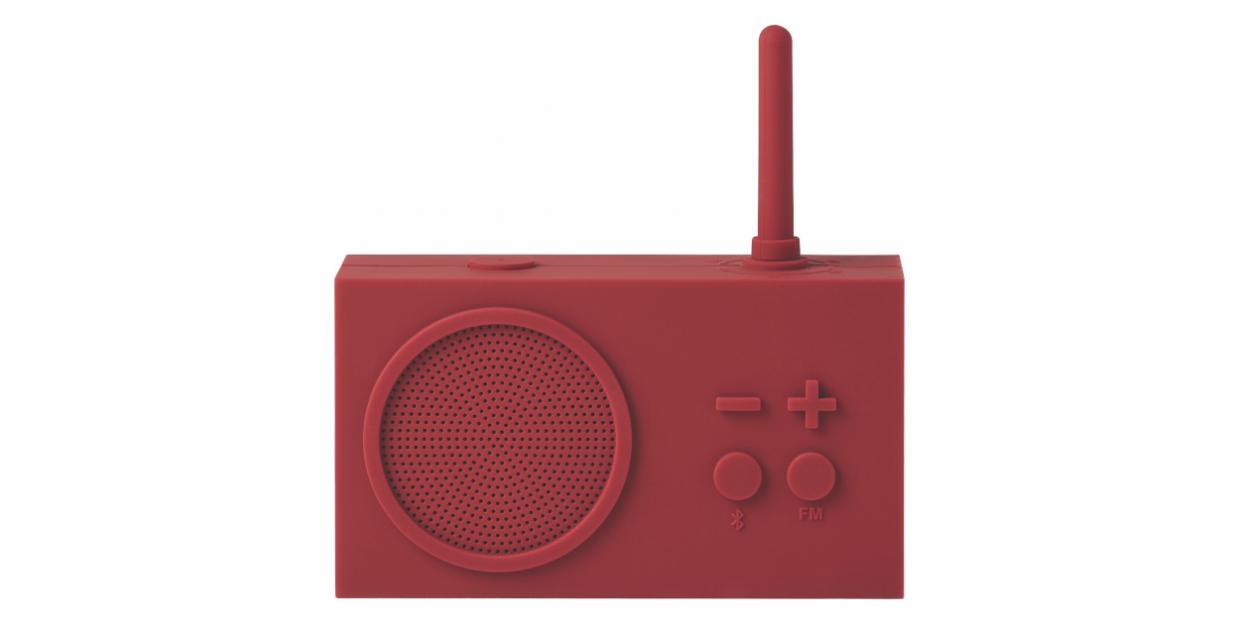 Radio portabil Lexon Tykho 3, Putere difizor 3W, FM, Bluetooth, Autonomie 20h, Rosu 1 Lerato.ro