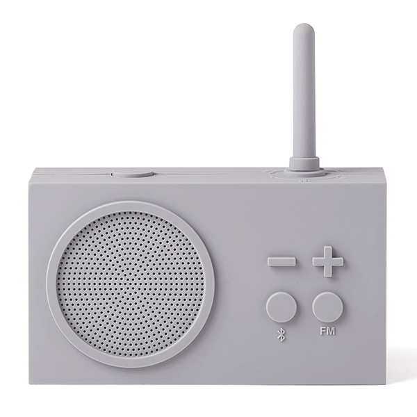 Radio portabil Lexon Tykho 3, Putere difizor 3W, FM, Bluetooth, Autonomie 20h, Light Gray 1 Lerato.ro