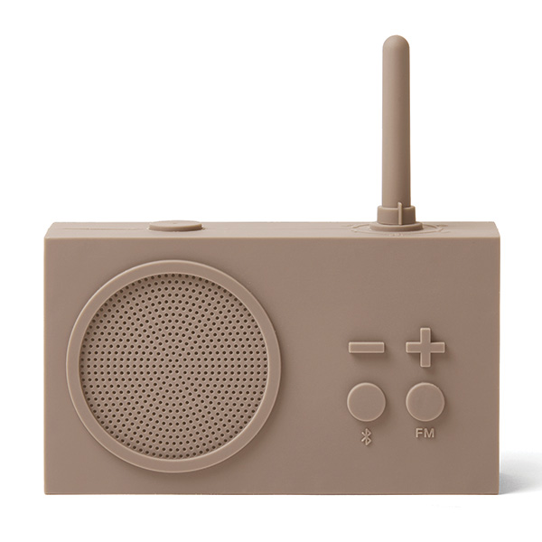 Radio portabil Lexon Tykho 3, Putere difizor 3W, FM, Bluetooth, Autonomie 20h, Taupe 1 Lerato.ro