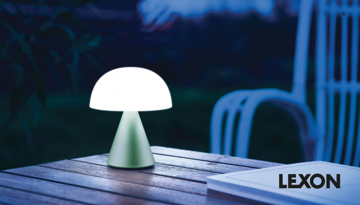 Lampa LED Lexon Mina M, Lumina cu 7 culori, Autonomie 24h, IPX4, USB-C, Mint 1 Lerato.ro