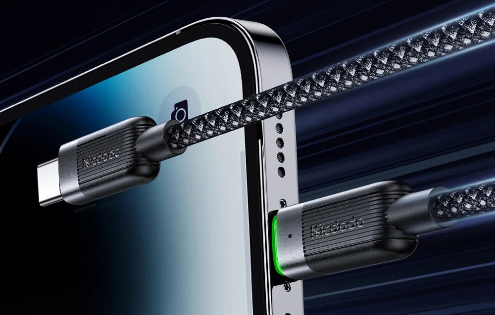 Cablu pentru incarcare si transfer date Mcdodo CA-2010, USB-C/Lightning, 36W, 3A, 1.2m, Negru 1 Lerato.ro
