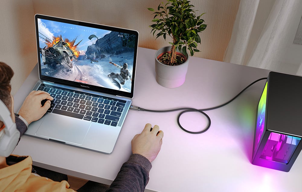 Cablu pentru incarcare si transfer date Mcdodo CA-2990, 2x USB-C, PD 240W, 5A, 40Gbps, 8K, 1.2m, Negru 1 Lerato.ro