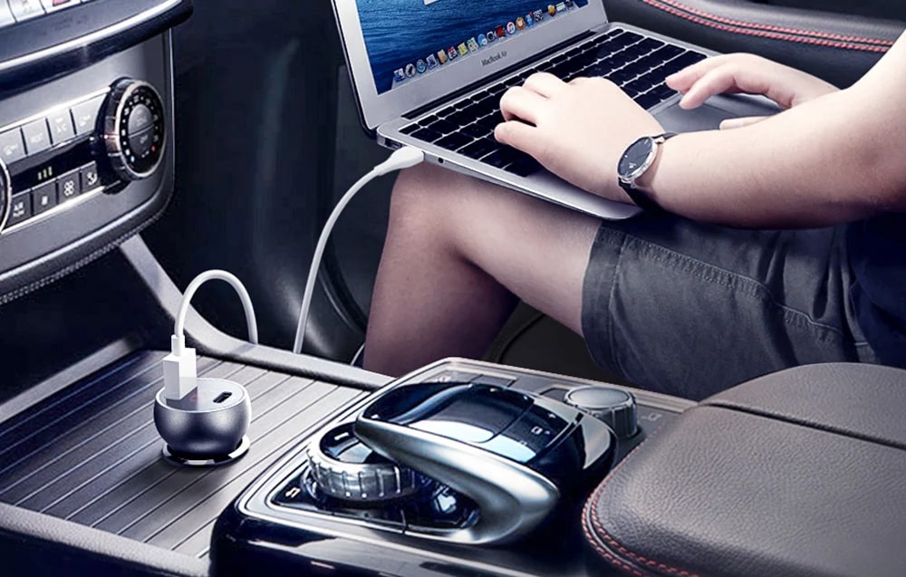 Incarcator auto Mcdodo CC-6810, USB/USB-C, 30W, Negru 1 Lerato.ro