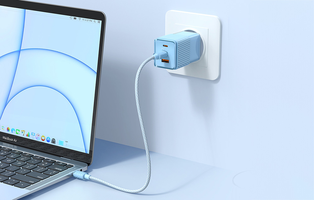 Incarcator retea Mcdodo CH-1503, 1x USB, 2x USB-C, 67W, Albastru 1 Lerato.ro