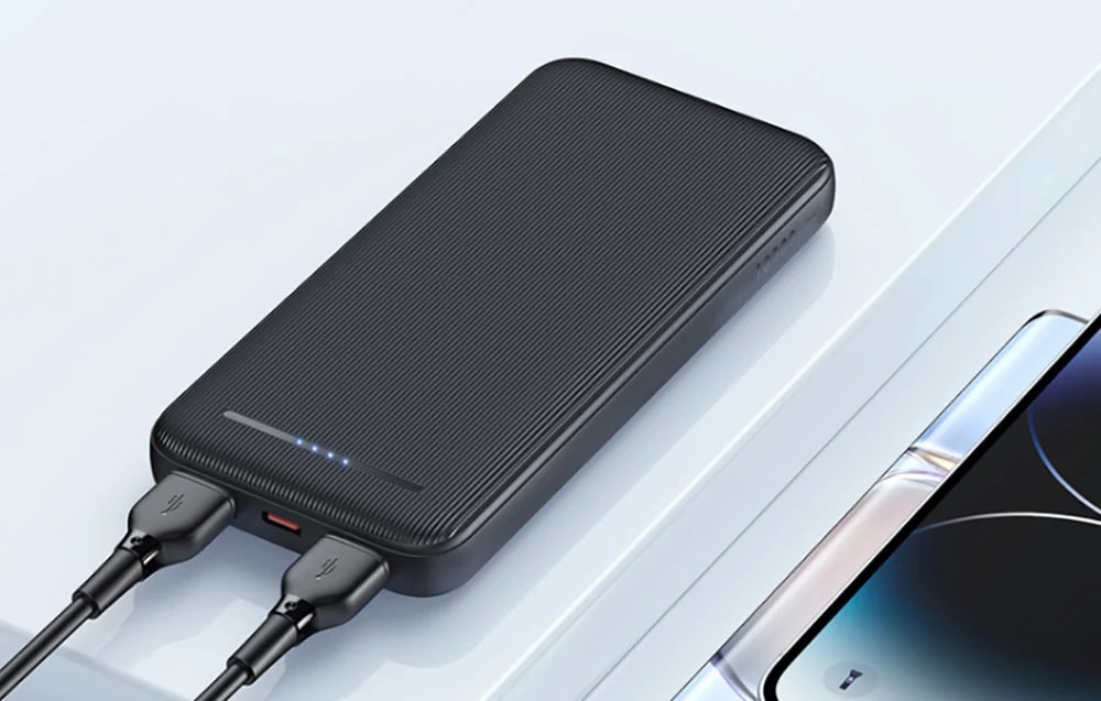 Baterie externa portabila Mcdodo MC-4631, 10000 mAh, 10.5W, 2x USB, LED, Negru 1 Lerato.ro