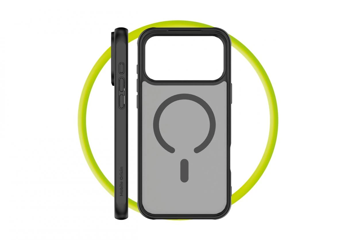 Husa Mobile Origin Easy Hybrid cu MagSafe compatibila cu iPhone 18 Pro Max / 17 Pro Max, Matte Black 1 Lerato.ro