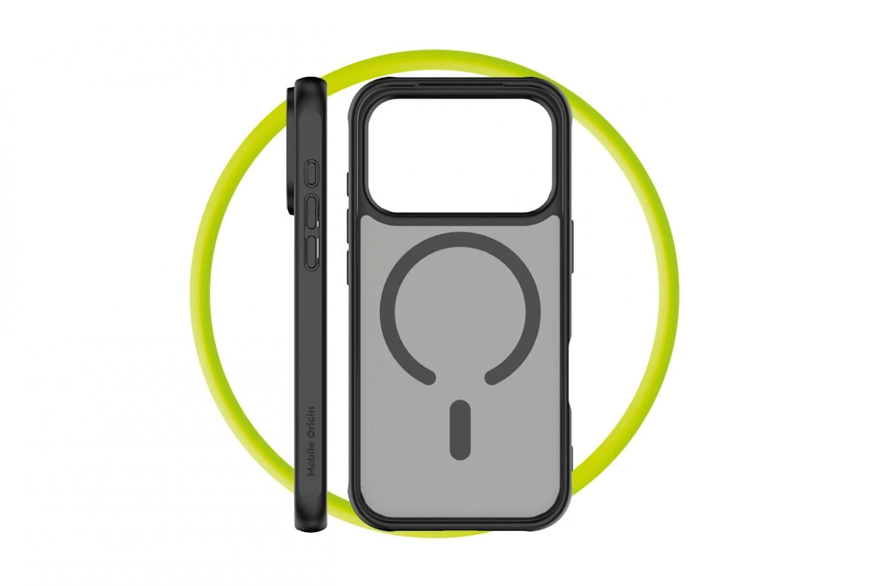 Husa Mobile Origin Easy cu MagSafe compatibila cu iPhone 18 Pro, Negru 1 Lerato.ro