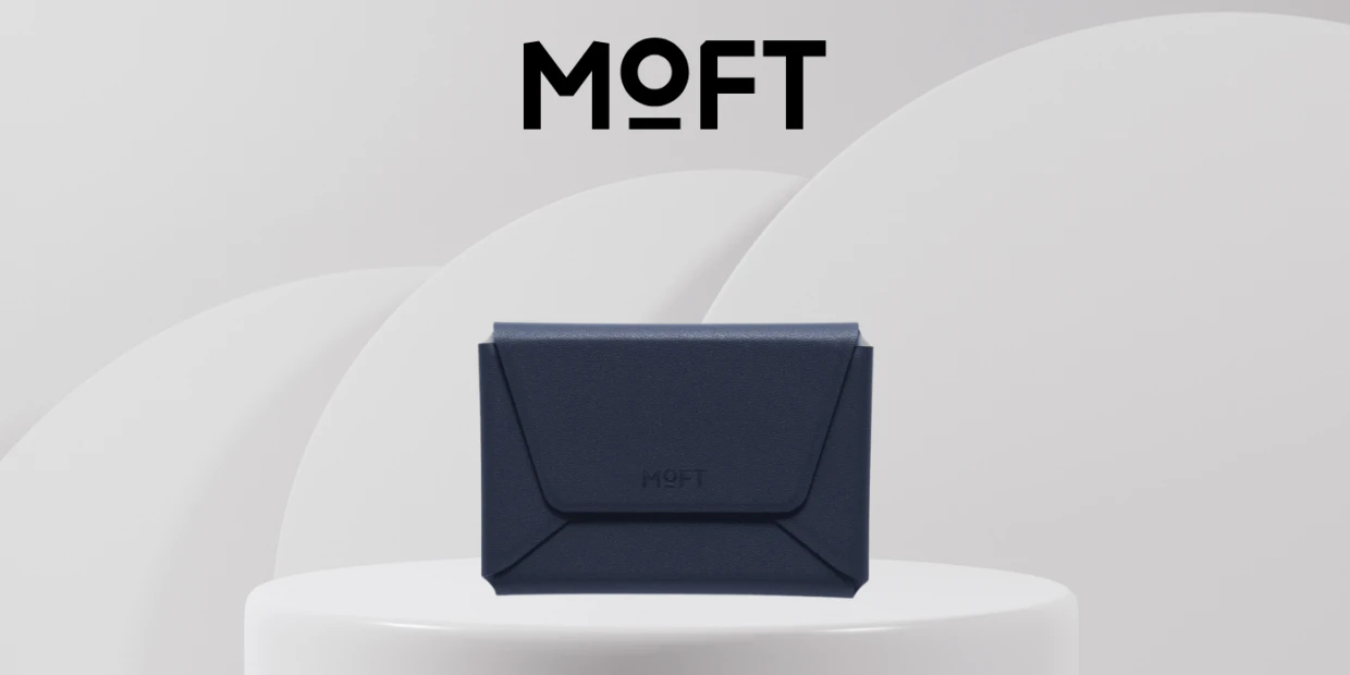 Portofel magnetic Moft Agile Travel, Compatibil MagSafe, Navy Blue 1 Lerato.ro