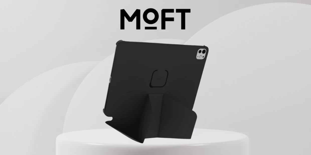 Husa Moft Dynamic compatibila cu iPad Pro 11 inch 2025/2024, Functie de suport, Negru 1 Lerato.ro