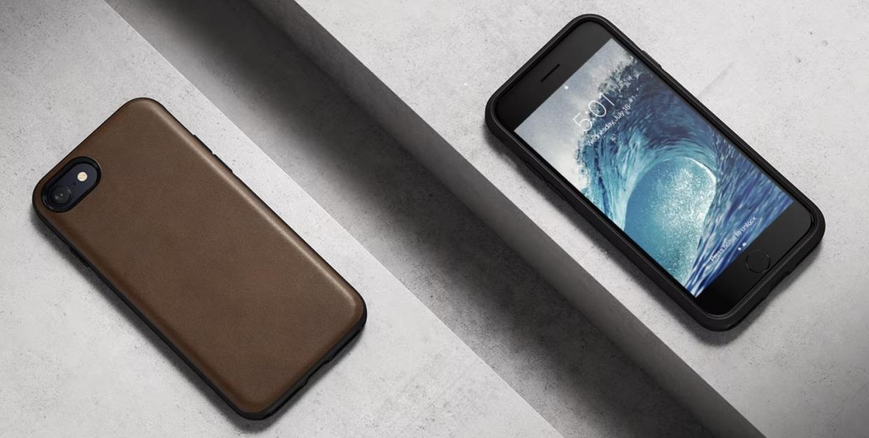 Carcasa din piele naturala NOMAD Modern Leather compatibila cu iPhone 7/8/SE 2020/2022 Brown 1 Lerato.ro