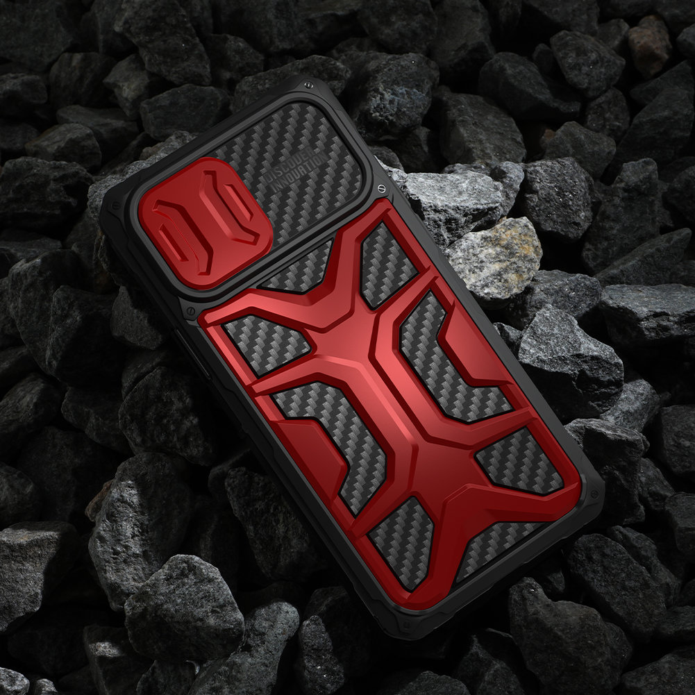 Carcasa Nillkin Adventurer compatibila cu iPhone 13 Pro Red 1 Lerato.ro