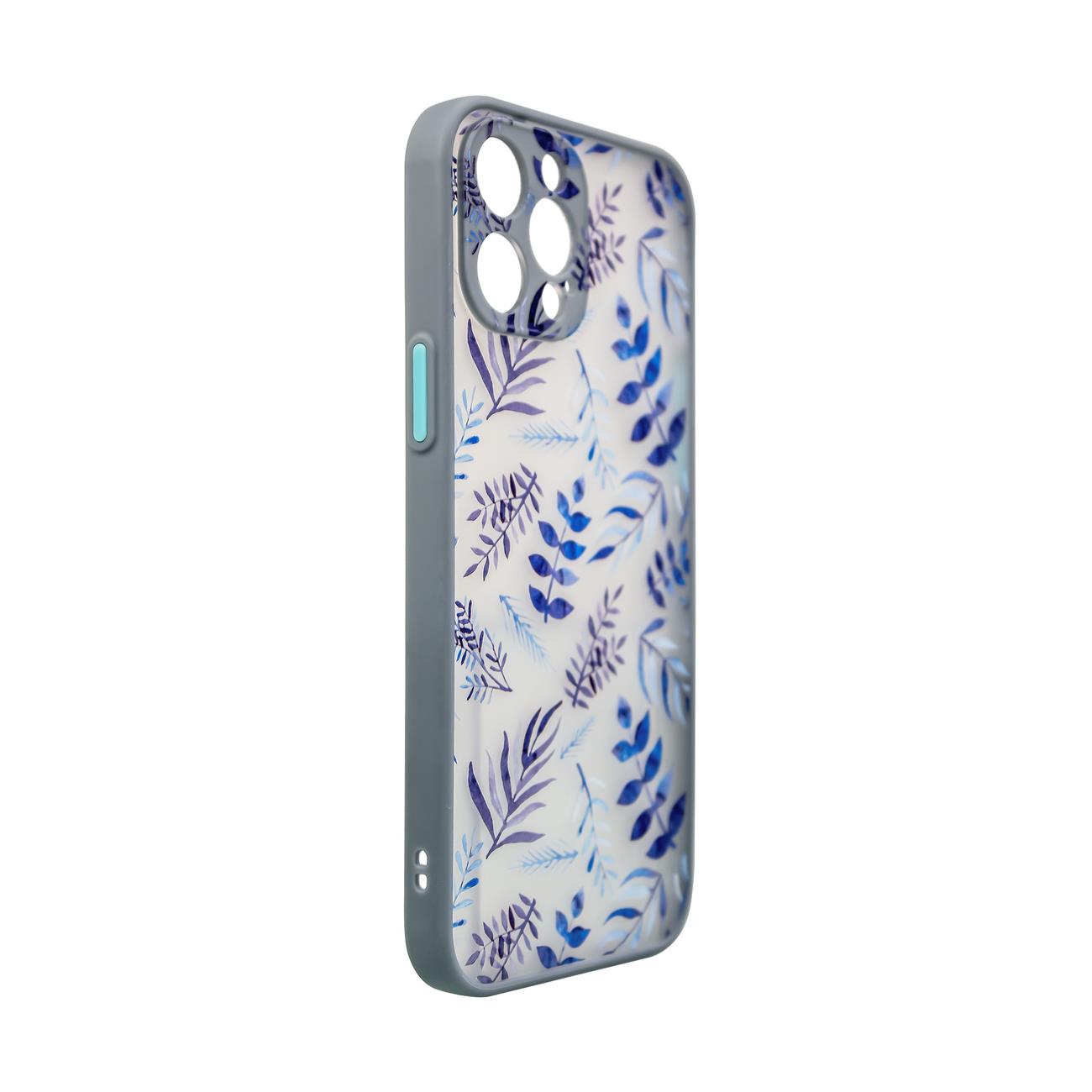 Carcasa Design Case compatibila cu Samsung Galaxy A13 5G Floral Dark Blue 1 Lerato.ro